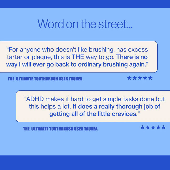 BLACK FRIDAY 50% OFF-the ultimate toothbrush for one-handed use