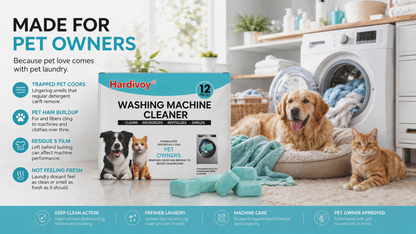 🔥Enjoy 49% OFF today--Washing Machine Cleaner Tablets – Deep Clean Washer Odors, Residue & Pet Hair Buildup