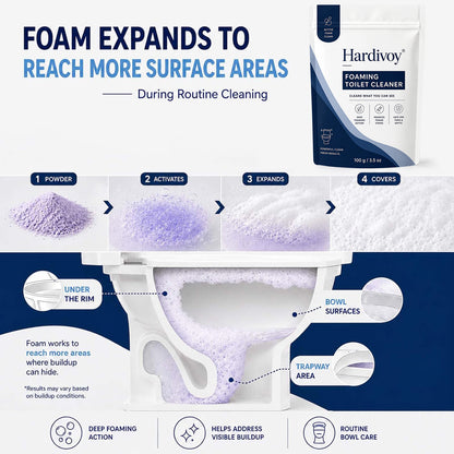 Hardivoy® Oxygen Foaming Toilet Cleaner Powder