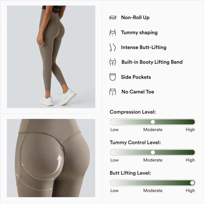 UltraSculpt High-Waisted Butt-Lifting and Tummy-Slimming Shaping Pants