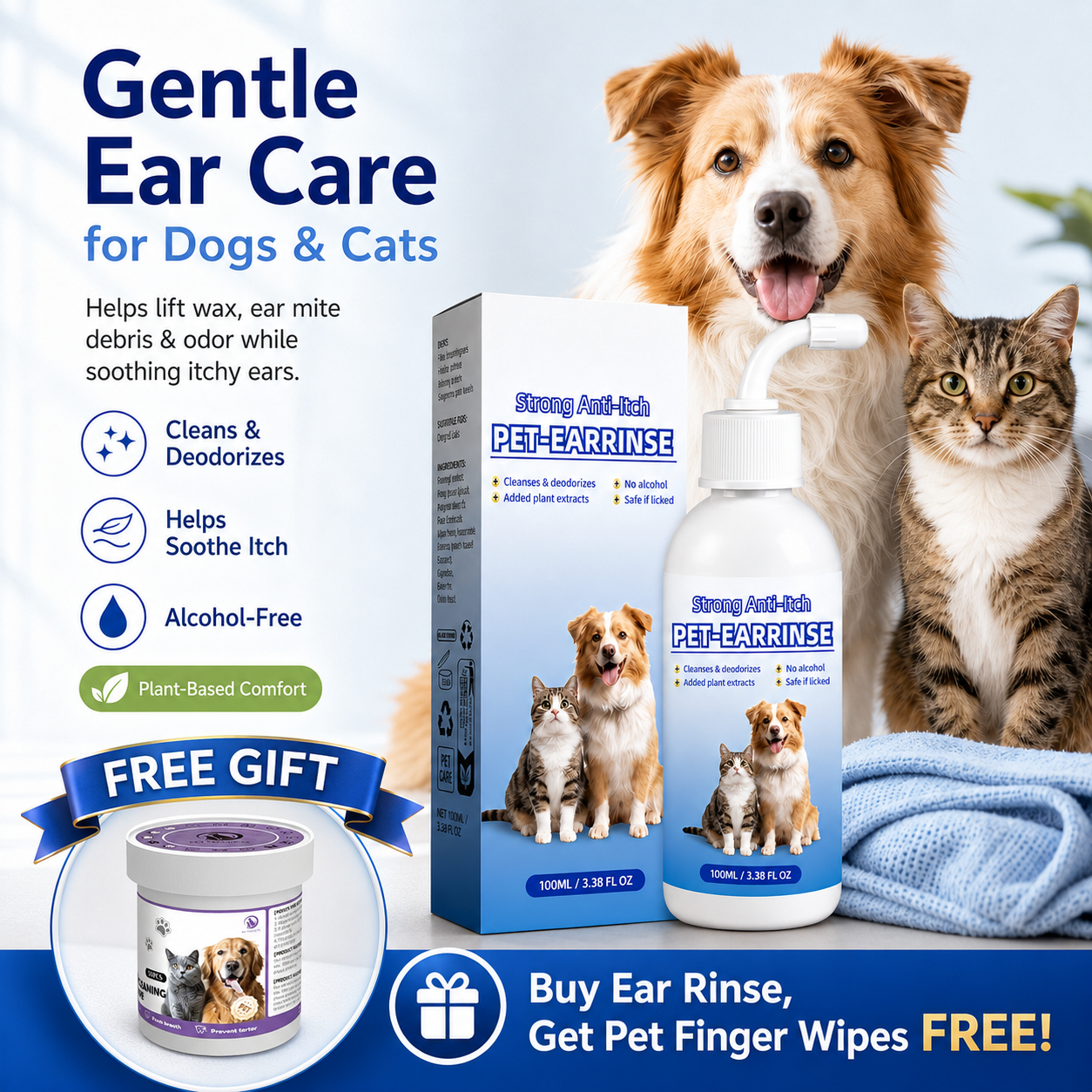 👩‍⚕️ Hardivoy® Pet Ear Cleansing Solution
