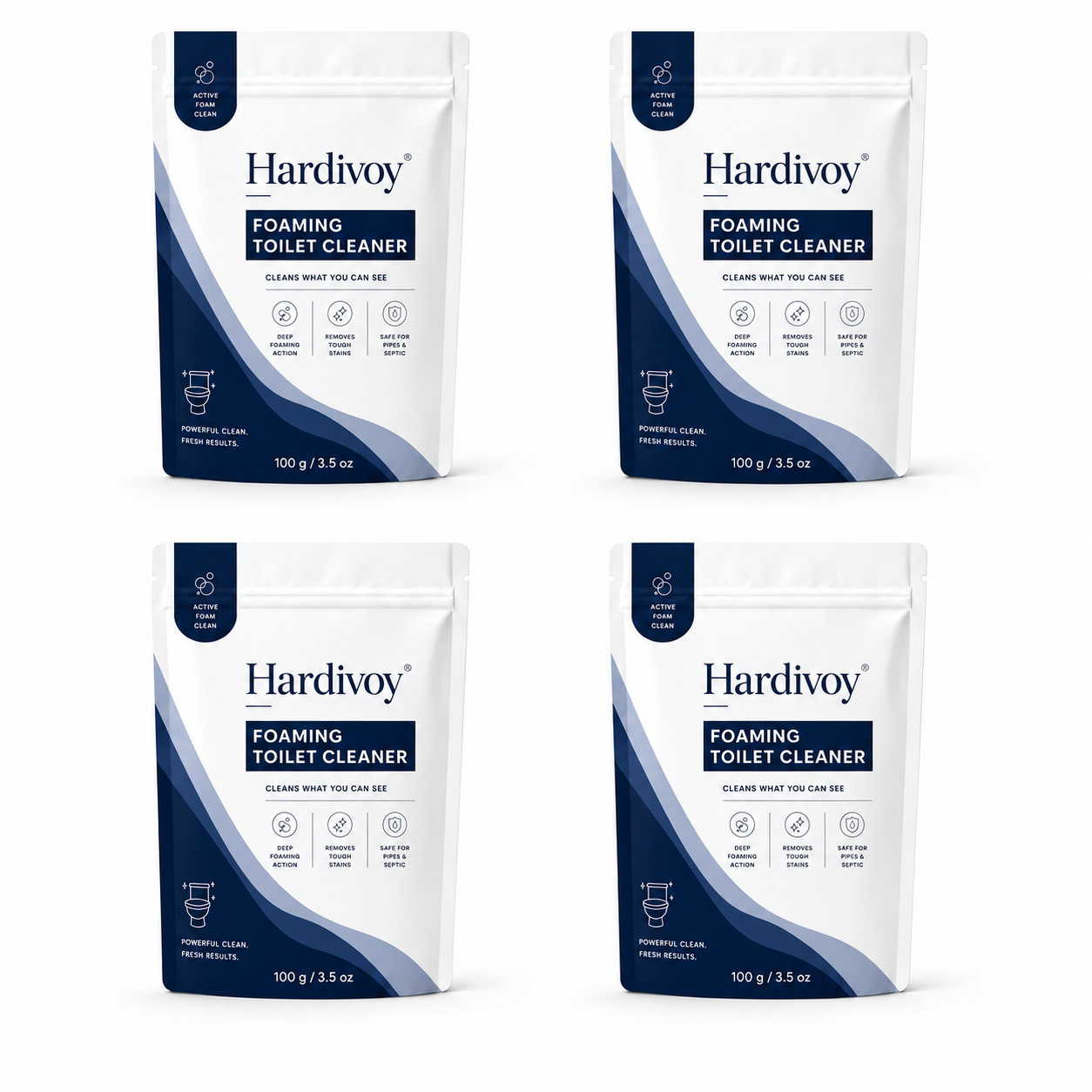 Hardivoy® Oxygen Foaming Toilet Cleaner Powder