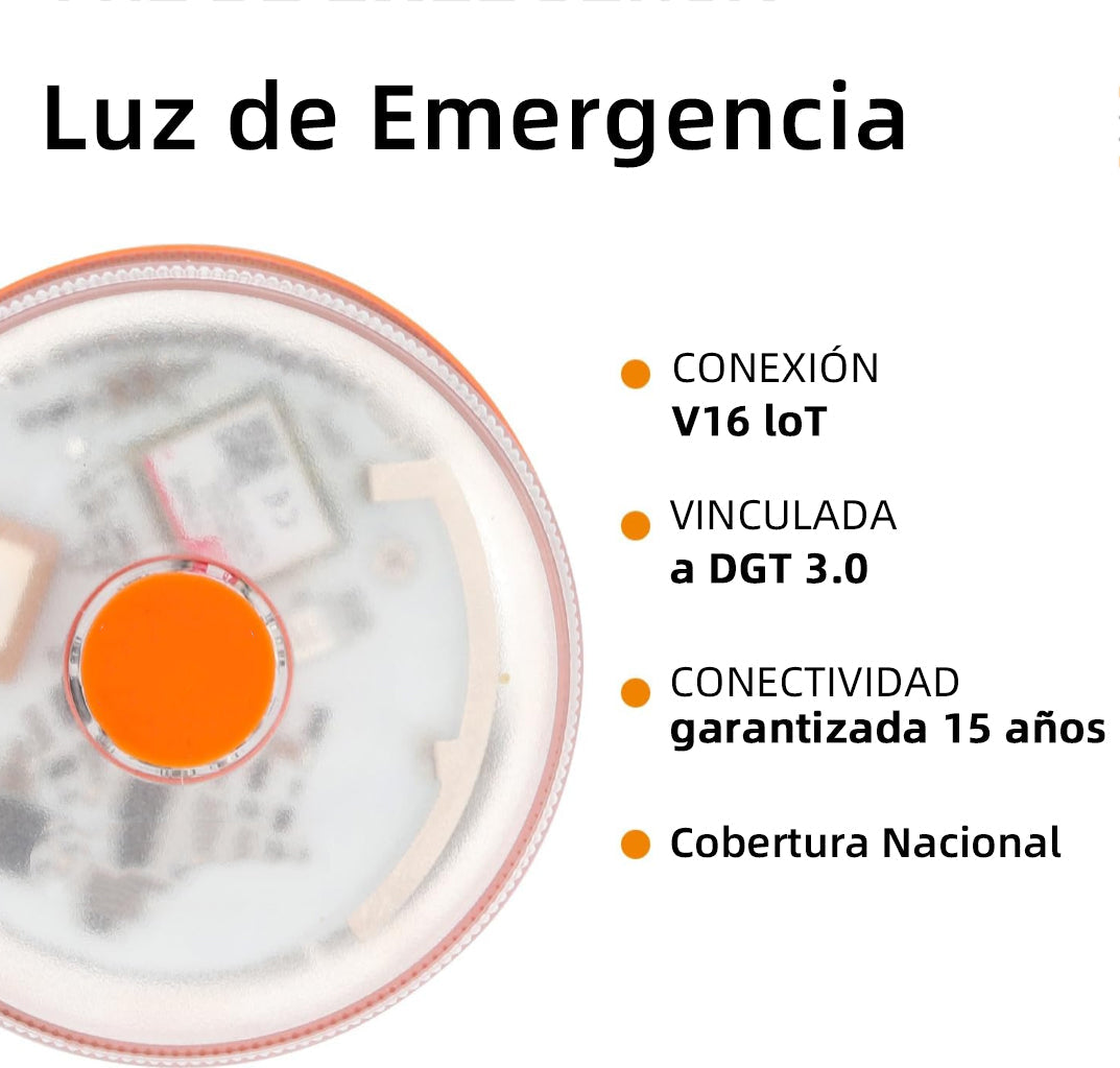 ⭐ÚLTIMAS 3 HORAS: 70% DE DESCUENTO⭐Luz de Emergencia V16 – Aprobada 2026, Magnética IP54 – Cumple con la Normativa 2026