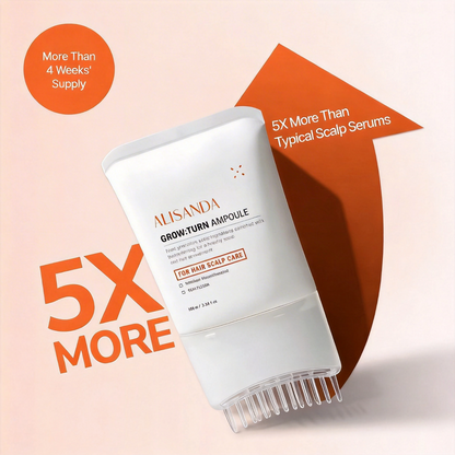 Hair Growth Serum with Built in Brush for Hair Growth & Thickening