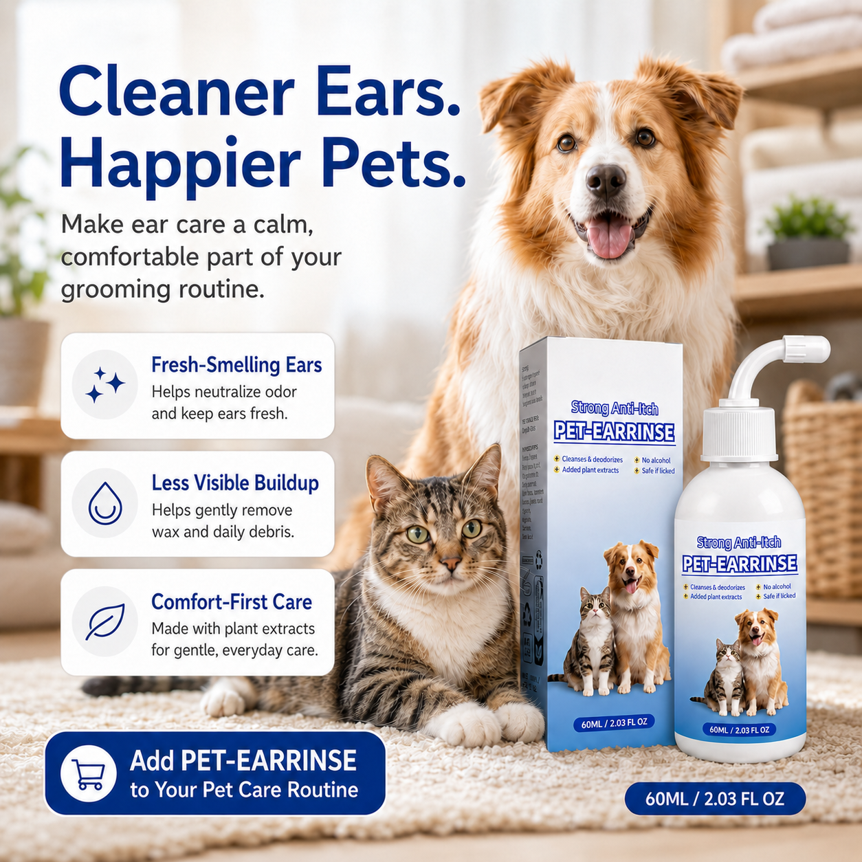 👩‍⚕️ Hardivoy® Pet Ear Cleansing Solution