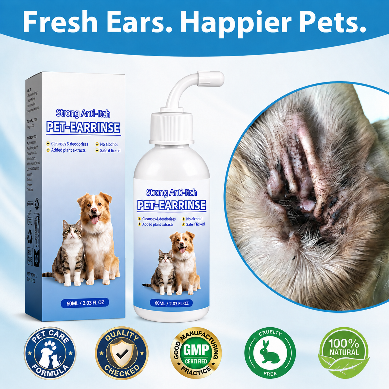 👩‍⚕️ Hardivoy® Pet Ear Cleansing Solution