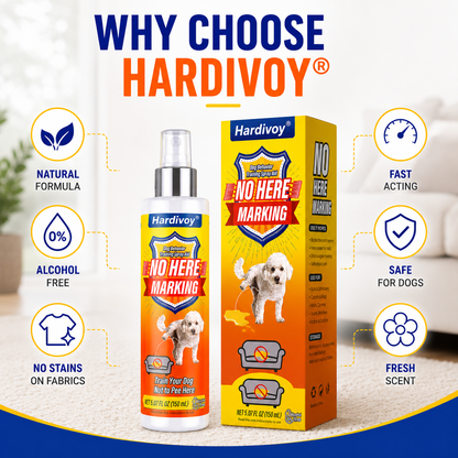 Hardivoy® Dog Training Spray – Stop Peeing, Marking & Chewing Indoors and Outdoors