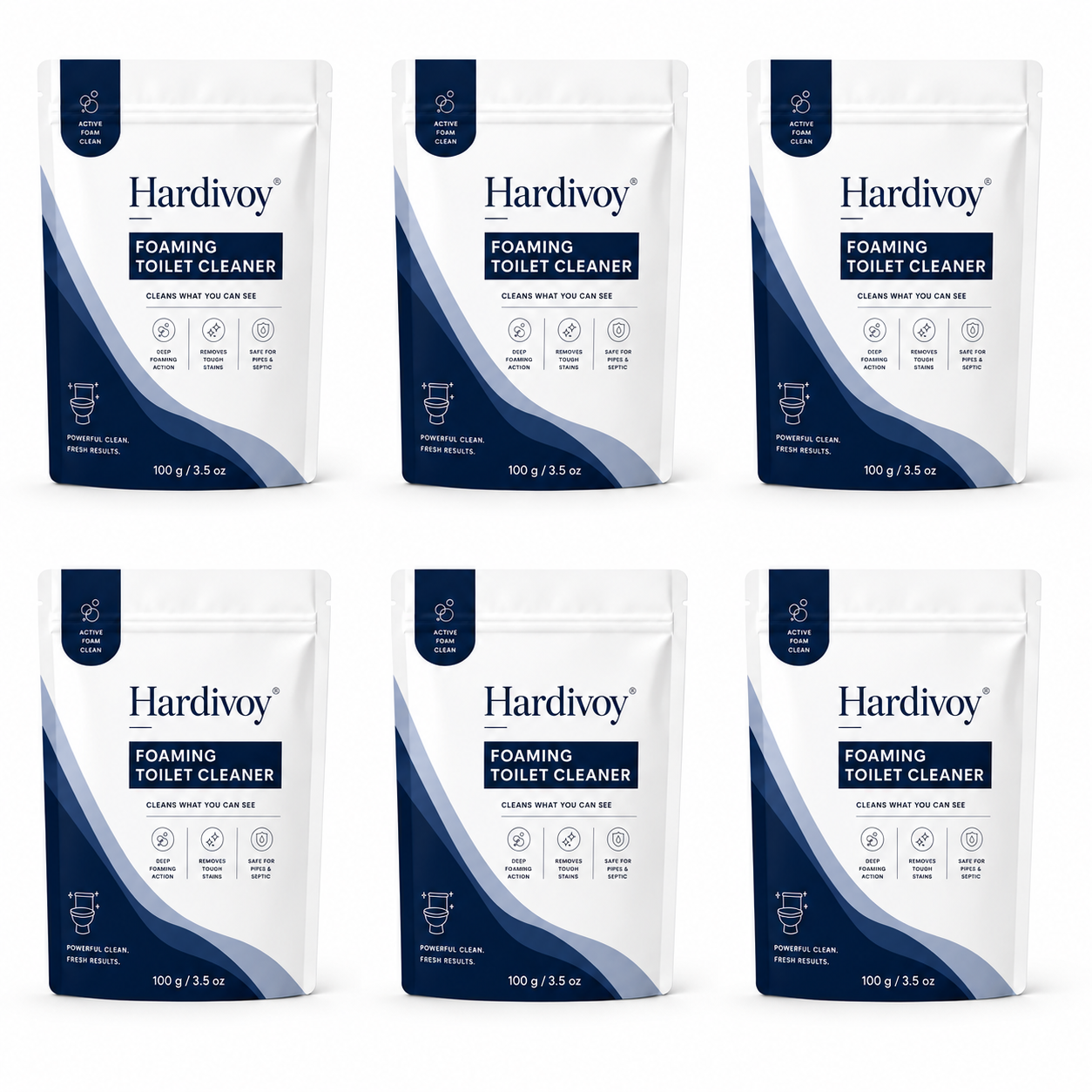 Hardivoy® Oxygen Foaming Toilet Cleaner Powder